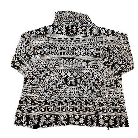 IZOD Turtleneck cowl sweater sweatshirt shacket - Picture 1 of 10